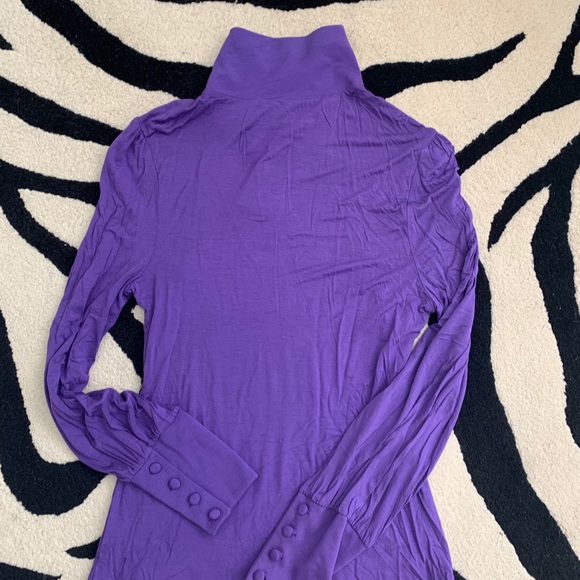 INC NWT Purple Turtleneck - Picture 6 of 8